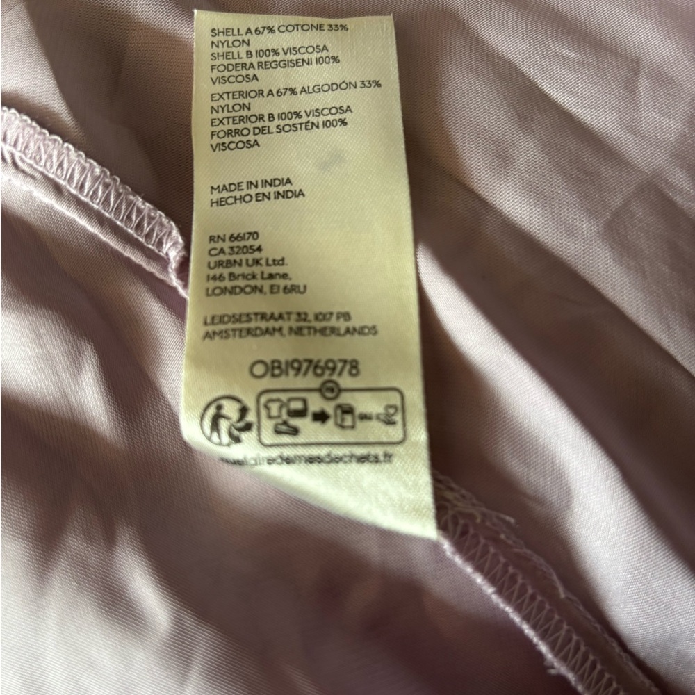 Free People NEW LOVE Mini Slip dress Lavender SP pastel romantic feminine magic - Picture 6 of 13